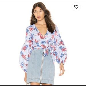 NWOT The Fifth Label Wrap Top